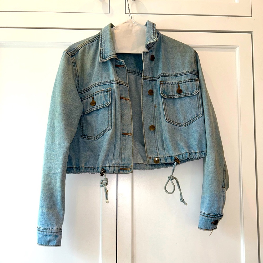 Cropped Jean Jacket